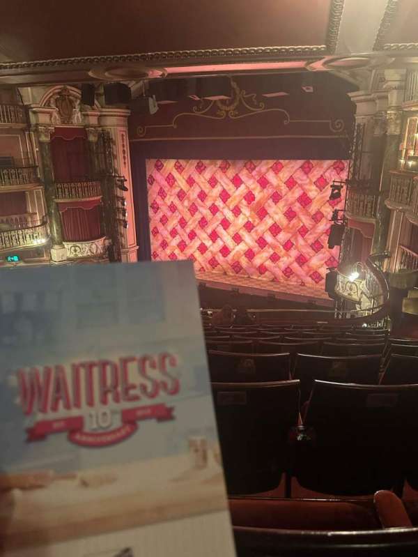 New Wimbledon Theatre, section: dress circle, row: j, seat: 5