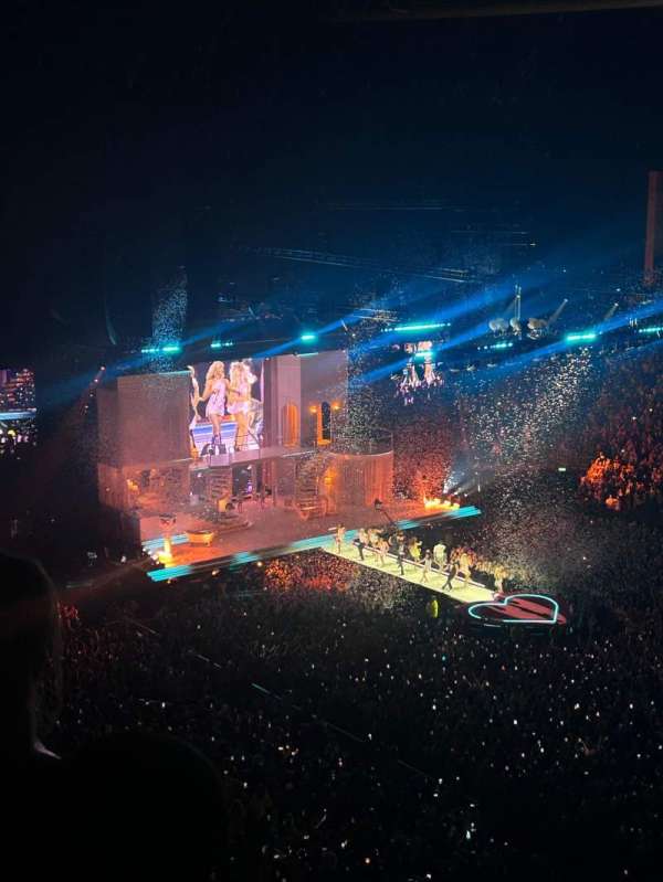 The O2, London, section: 405, row: B, seat: 570