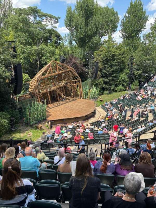 Regent's Park Open Air Theatre, section: Upper, row: U, seat: 102