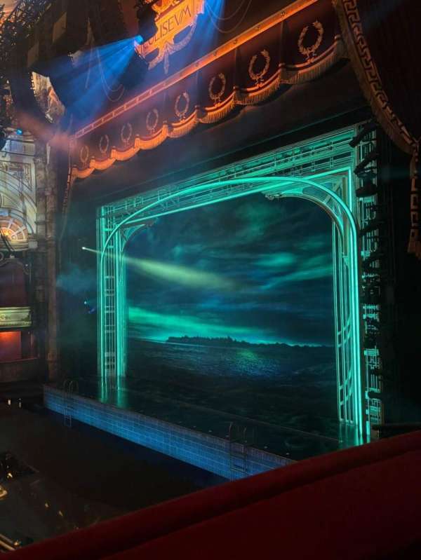 London Coliseum, section: Dress Circle, row: A, seat: 5