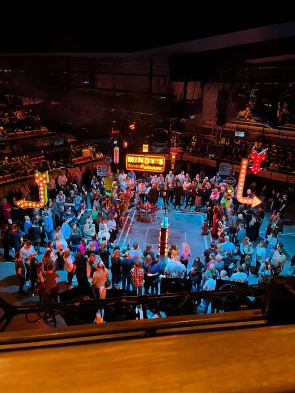 Bridge Theatre, section: Gallery 2, row: B, seat: 26