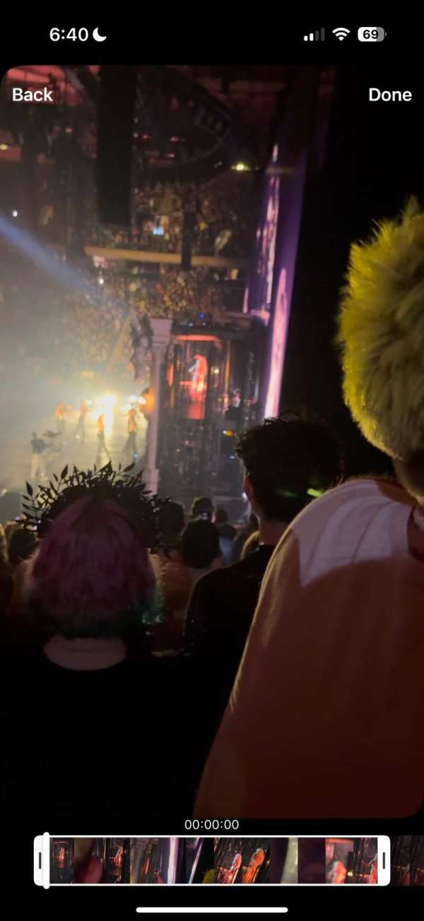 Madison Square Garden, section: 109, row: 15, seat: 3