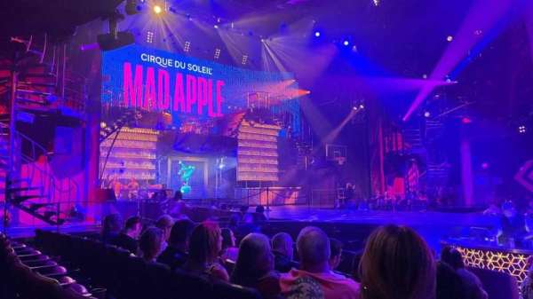 New York-New York Theater, section: 101, row: F, seat: 15-16