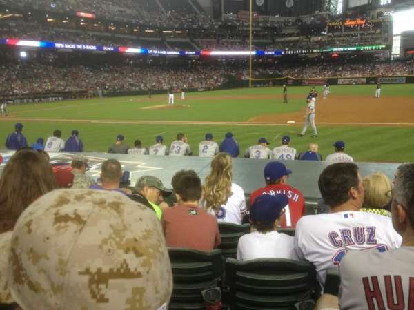 Chase Field, section: D, row: 11, seat: 4