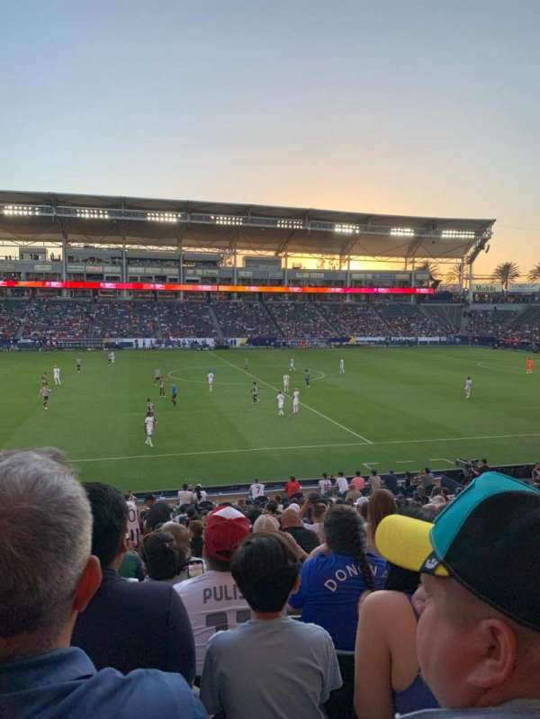 Dignity Health Sports Park, section: 133, row: U, seat: 11