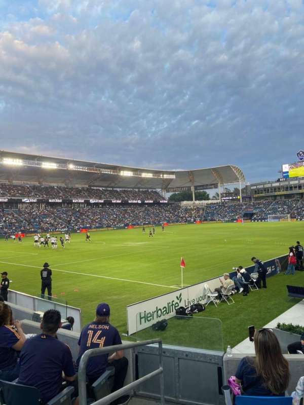 Dignity Health Sports Park, section: 117, row: F, seat: 10