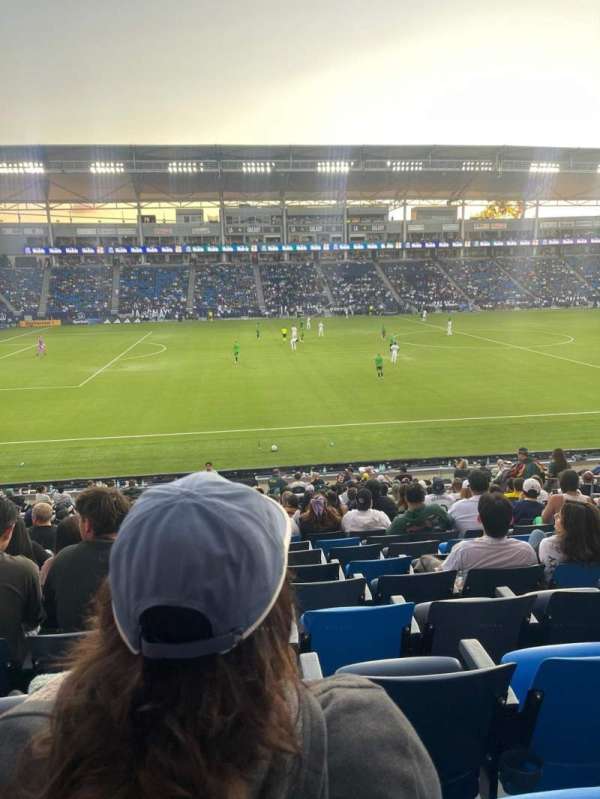 Dignity Health Sports Park, section: 134, row: T, seat: 11