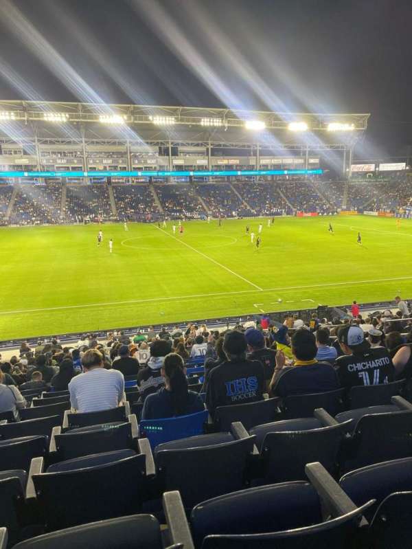 Dignity Health Sports Park, section: 133, row: X, seat: 10