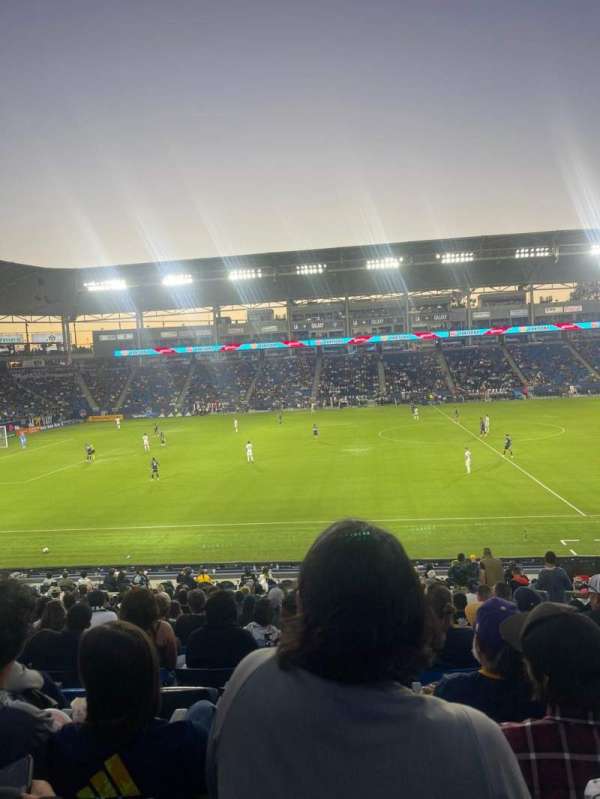 Dignity Health Sports Park, section: 133, row: V, seat: 4