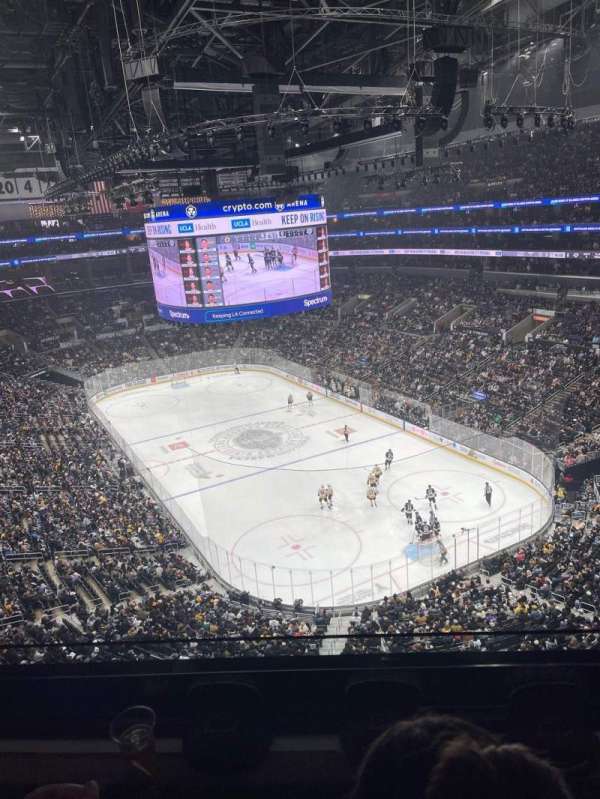 Crypto.com Arena, section: 312, row: 2, seat: 5
