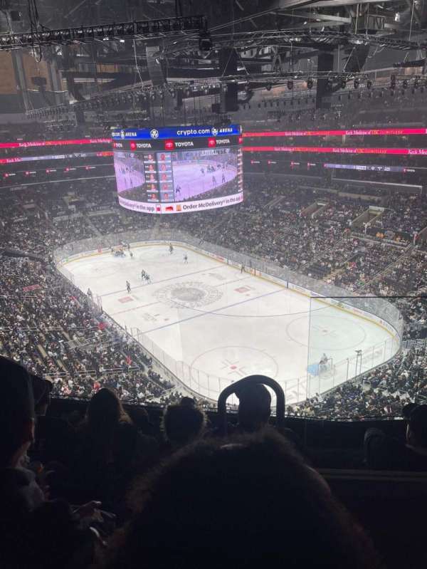 Crypto.com Arena, section: 330, row: 4, seat: 1
