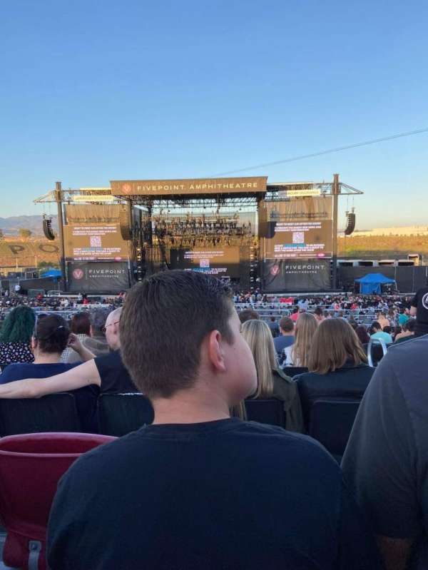 FivePoint Amphitheater, section: Terrace 303, row: 21, seat: 27