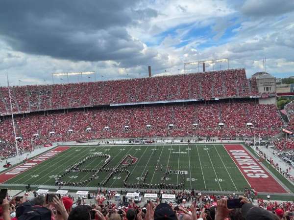 Ohio Stadium, section: 23C, row: 17, seat: 23