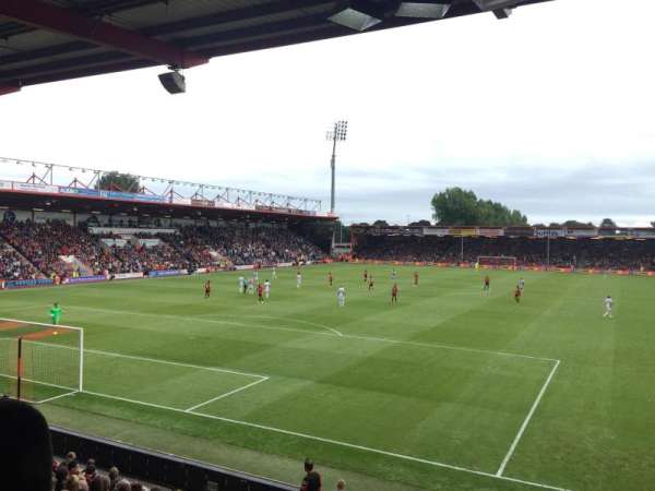 Vitality Stadium, section: 10, row: N, seat: 27