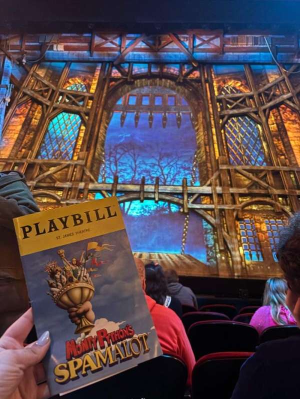 St. James Theatre, section: Orchestra C, row: F, seat: 107