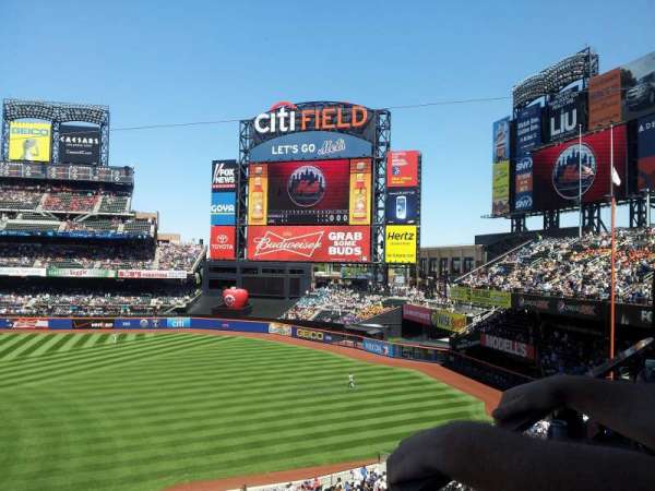 Citi Field, section: 309, row: 1, seat: 12