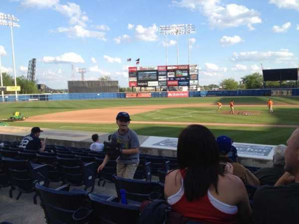 Harbor Park, section: 105, row: M, seat: 14