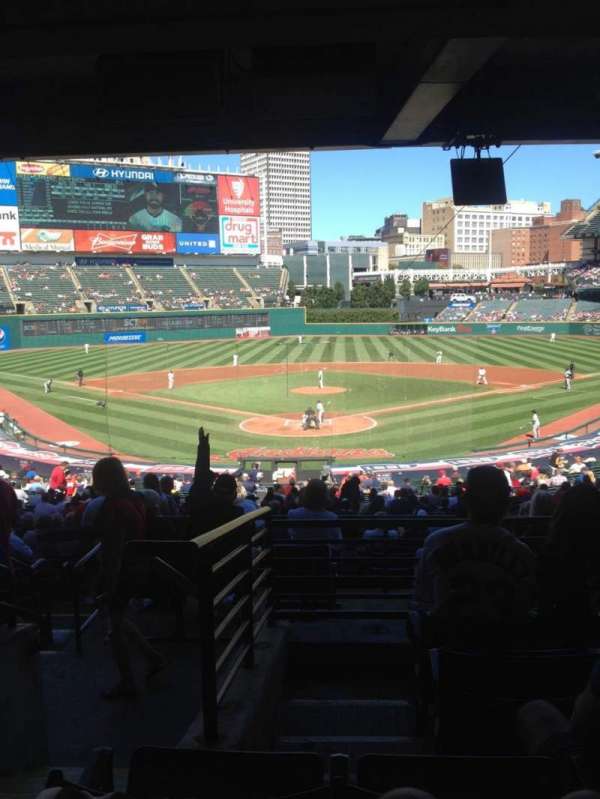 Progressive Field, section: 253, row: E, seat: 15