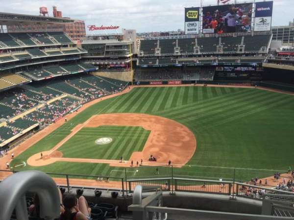 Target Field, section: 307, row: 7, seat: 21