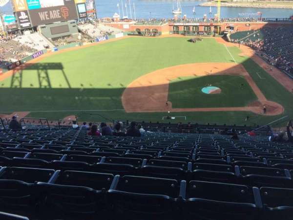Oracle Park, section: VR323, row: 16, seat: 9