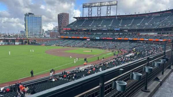 Oracle Park, section: 230, row: A, seat: 8