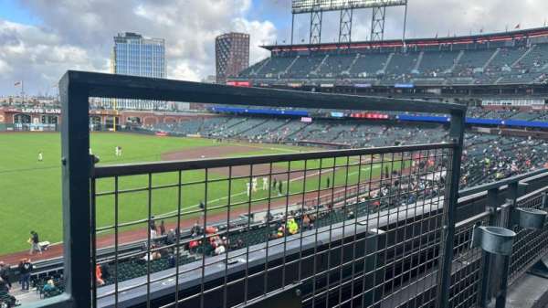 Oracle Park, section: 230, row: A, seat: 1
