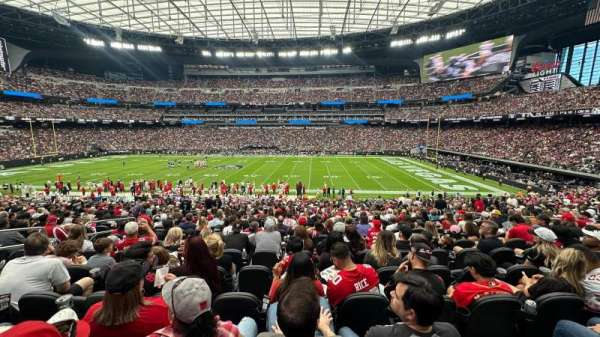 Allegiant Stadium, section: C110, row: 33, seat: 12