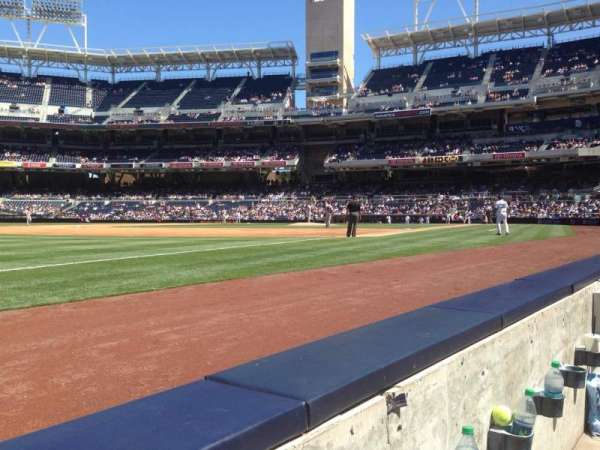 Petco Park, section: 116, row: 1, seat: 18