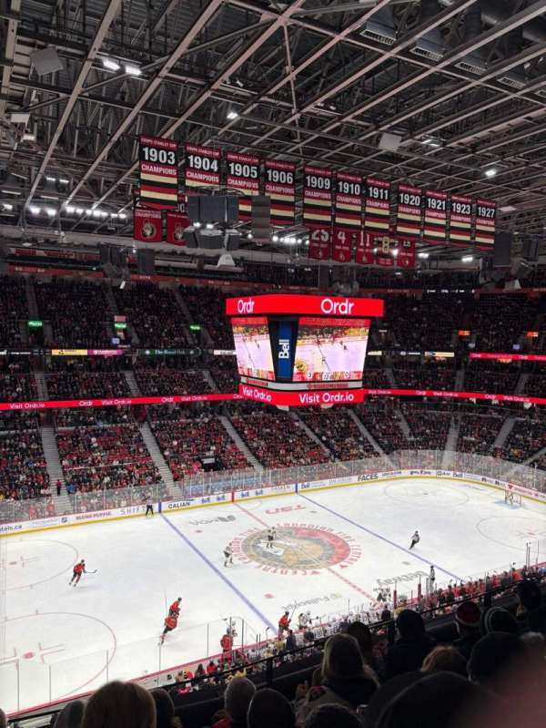 Canadian Tire Centre, section: 310, row: E, seat: 11