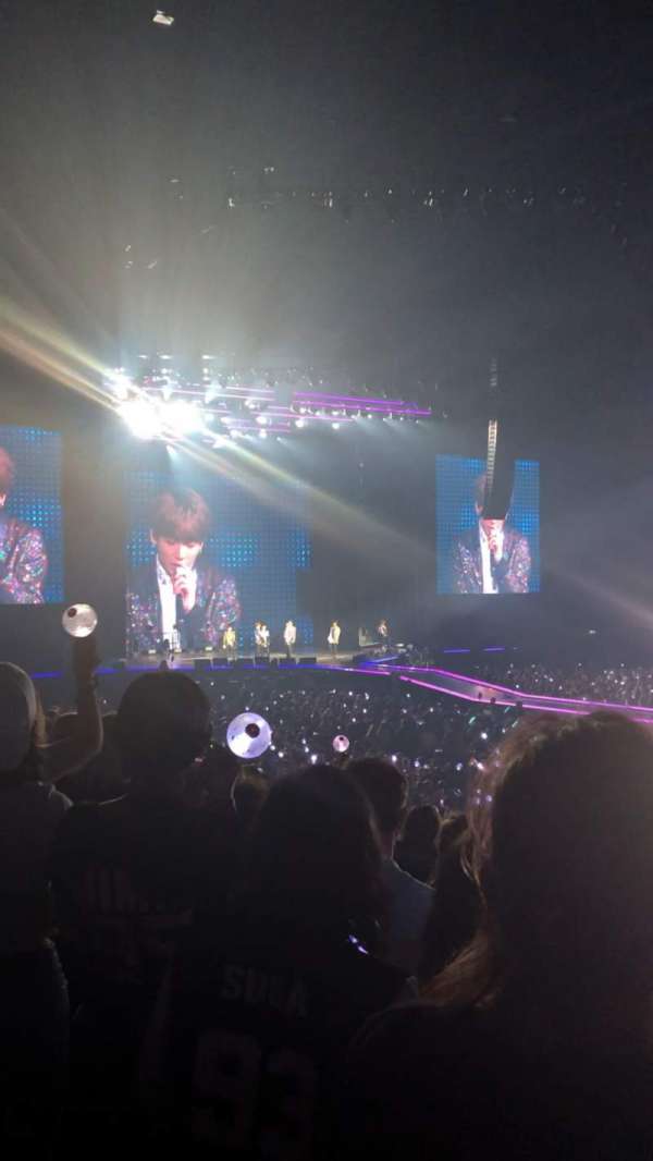 The O2, London, section: 103, row: M, seat: 95