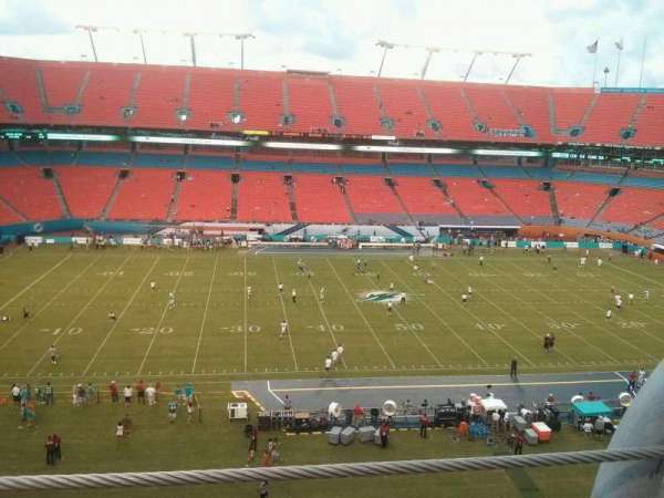 Hard Rock Stadium, section: Old 416, row: 1, seat: 1