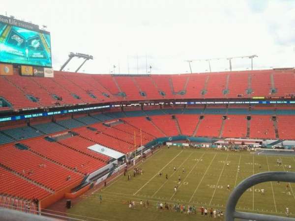 Hard Rock Stadium, section: Old 416, row: 10, seat: 1