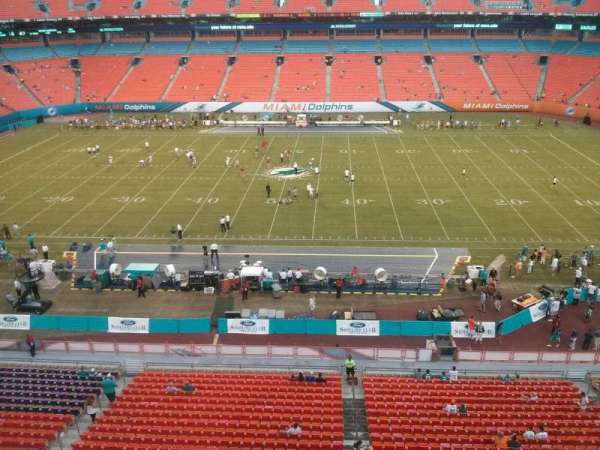 Hard Rock Stadium, section: Old 442, row: 1, seat: 1