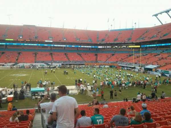 Hard Rock Stadium, section: Old 114, row: 24, seat: 1