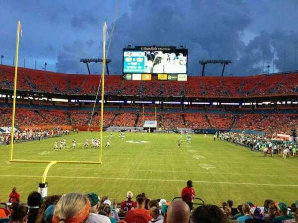 Hard Rock Stadium, section: Old 156, row: 14, seat: 2