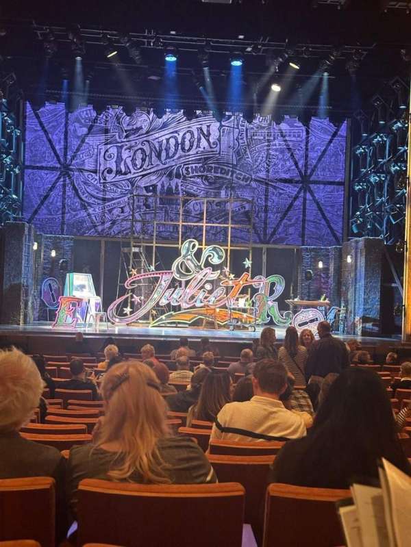 Eccles Theater, section: Orchestra C, row: Q, seat: 12