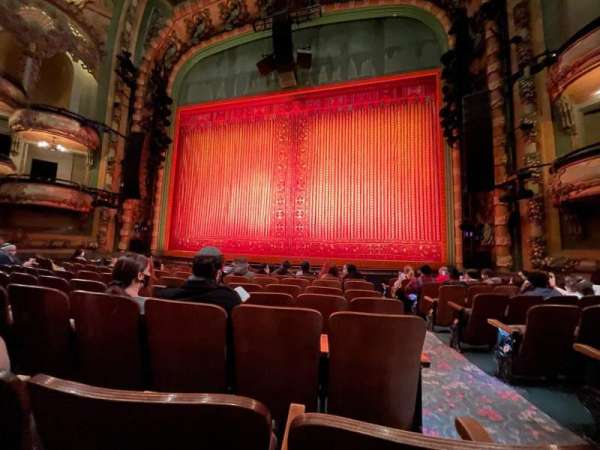 New Amsterdam Theatre, section: Orchestra C, row: J, seat: 101