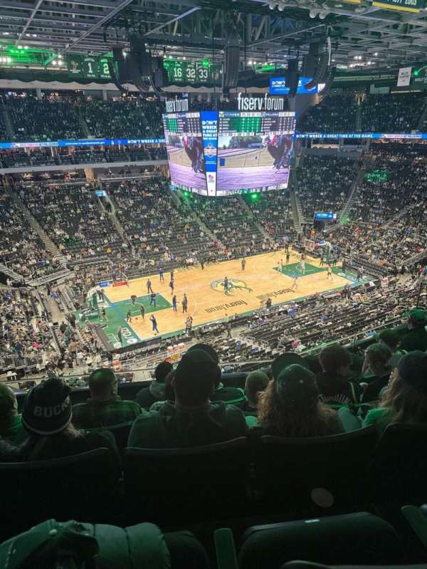 Fiserv Forum, section: 224, row: 5, seat: 10