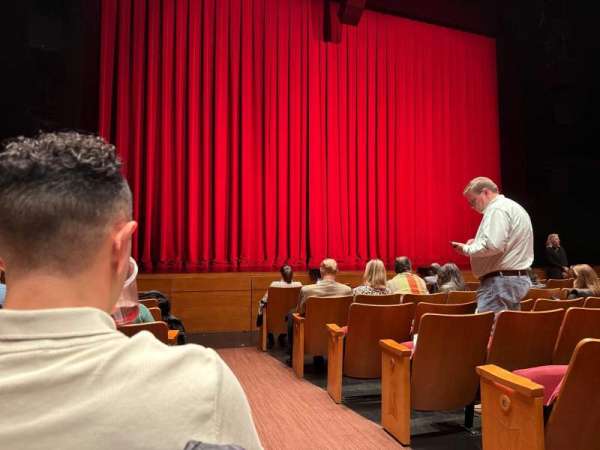 Zilkha Hall, section: Orch Lft, row: G, seat: 1