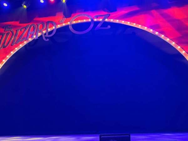 The George Theater, section: Orchestra Center, row: B, seat: 20