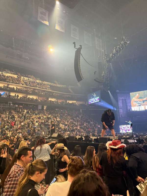 Prudential Center, section: Floor A, row: 23, seat: 7
