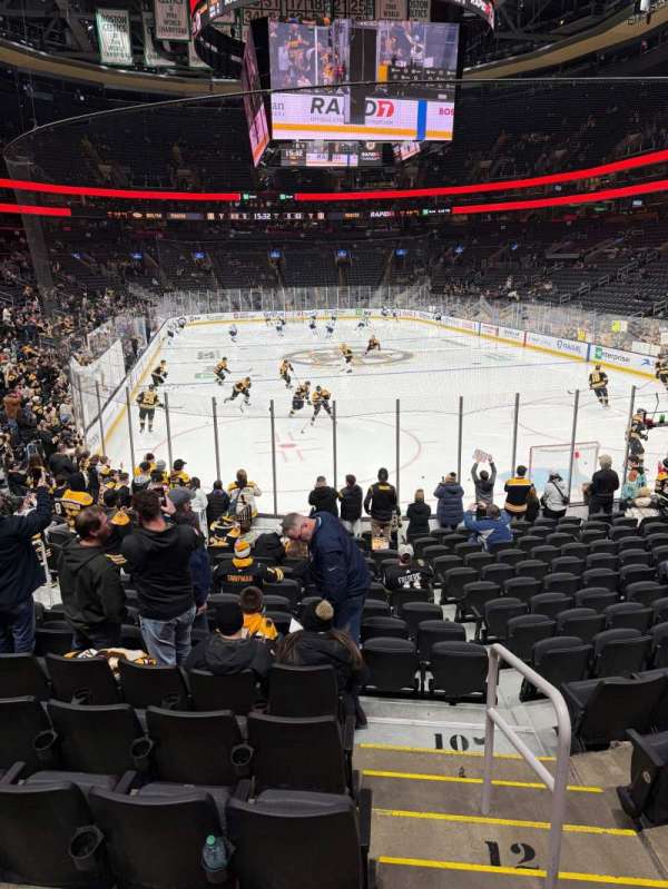 TD Garden, section: 18, row: 15, seat: 17
