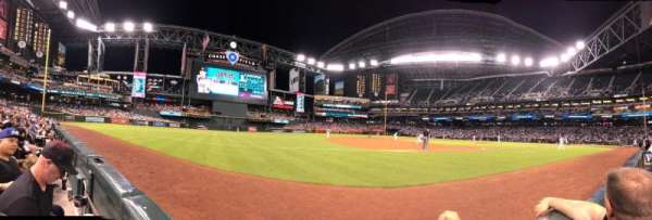 Chase Field, section: R, row: AA, seat: 5