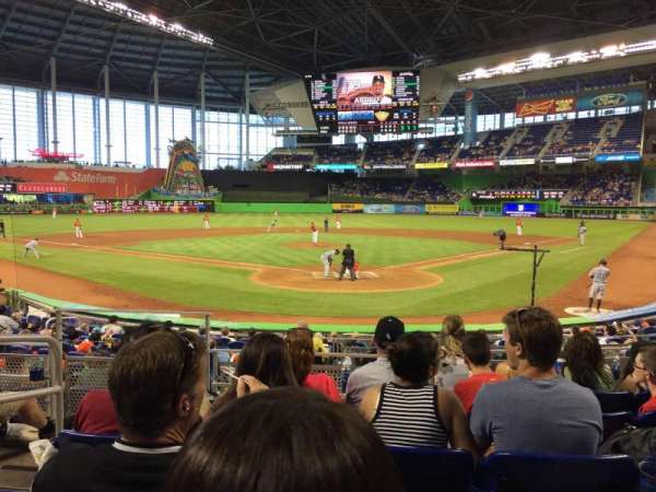 LoanDepot Park, section: 16, row: 3, seat: 11