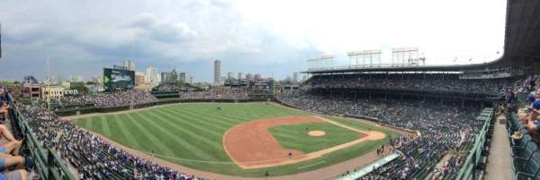 Wrigley Field, section: 309L, row: 1, seat: 3
