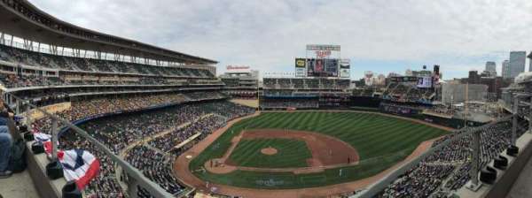 Target Field, section: 210, row: 1, seat: 7