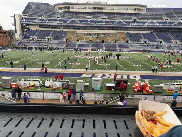 Bridgeforth Stadium, section: 5, row: Q, seat: 7