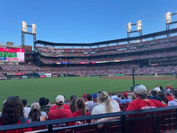 Busch Stadium, section: 166, row: 1, seat: 7