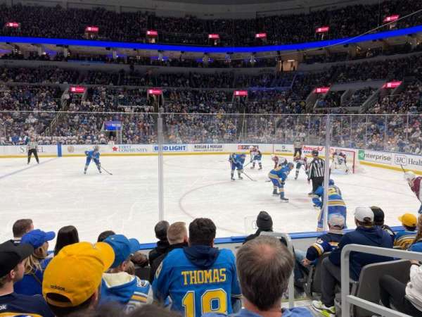 Enterprise Center, section: 115, row: F, seat: 2