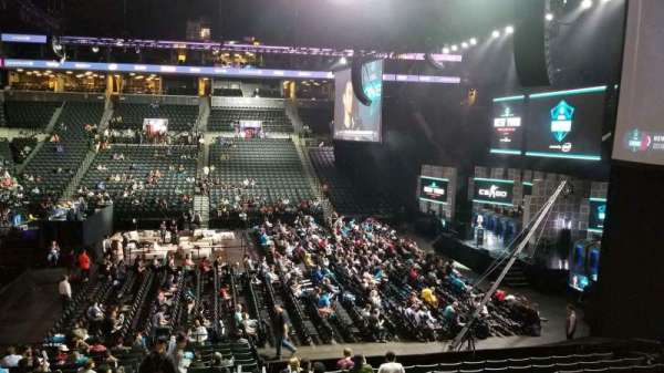 Barclays Center, section: 8, row: WC